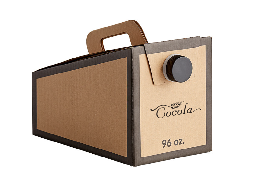 Cocola Coffee Take Out Container 96 oz. / 10 cup: Cocola Bakery